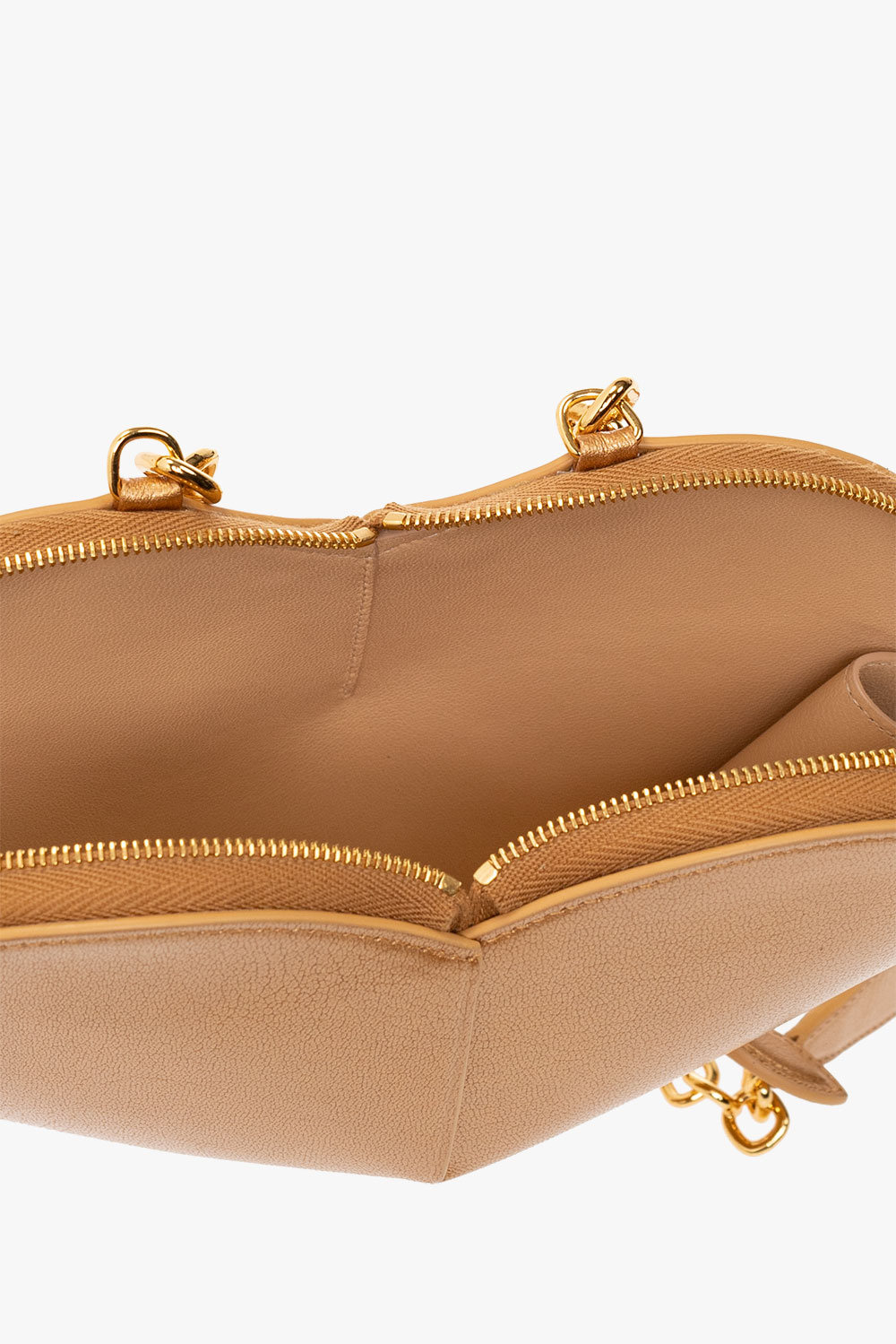 ショルダーバッグ・ポシェット ALAIA LE CUR SHOULDER BAG IN GRAINY LEATHER AND SUEDE ALAÏA Le Coeur crystal-embellished suede shoulder bag | NET